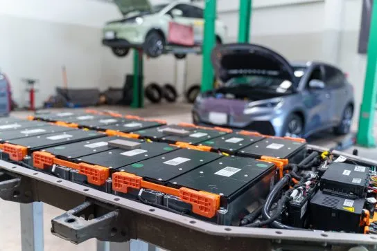recyclage des batteries de voiture électrique